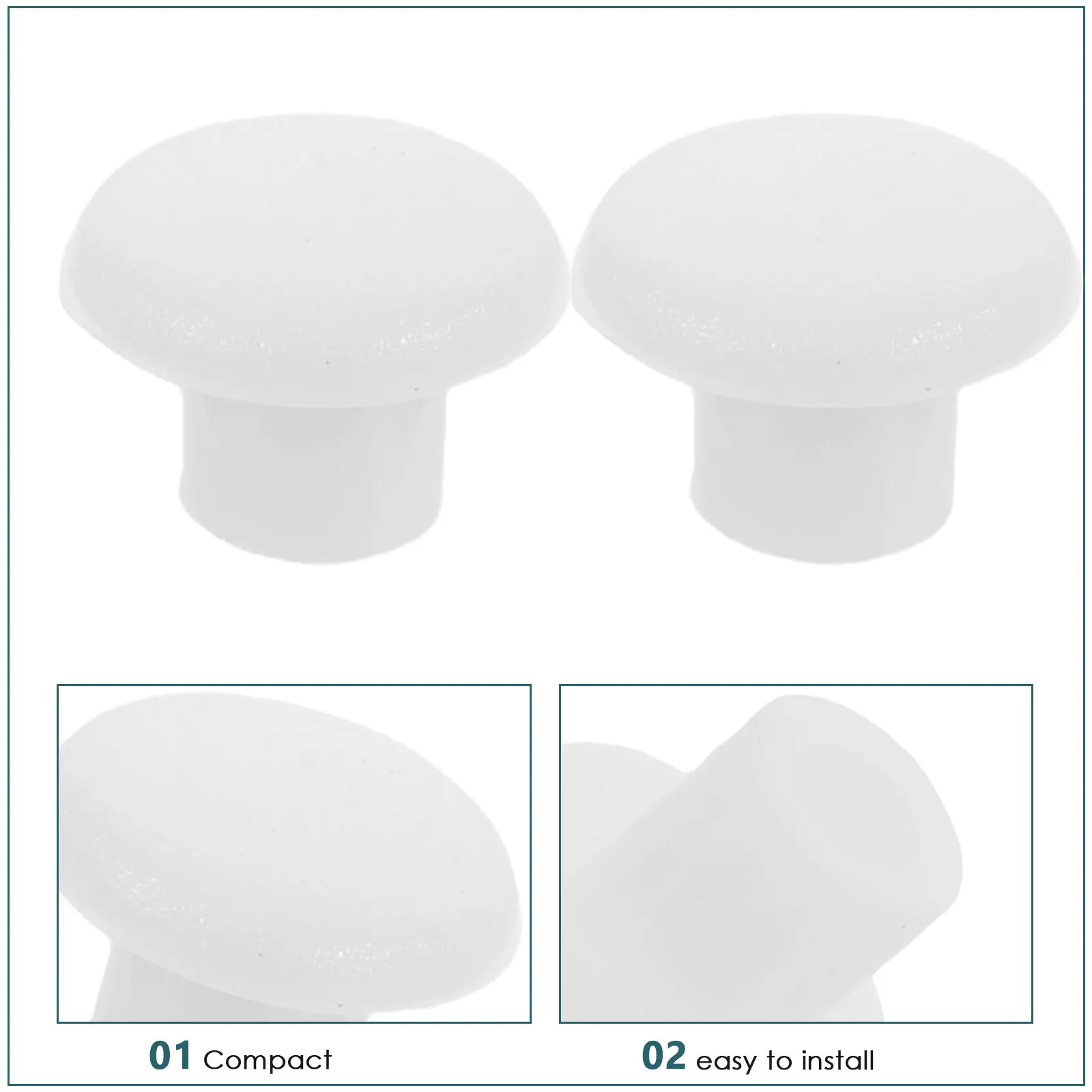 1200Pcs White Plastic Screw Covers 5Mm Round Hole Plugs for Furniture Enhancement Dustproof Smooth Finish Cabinet Shelf Table