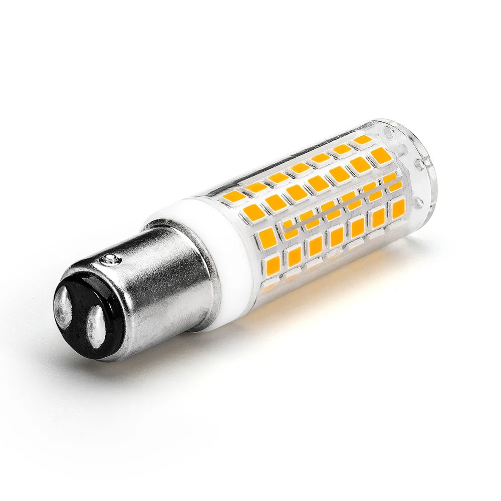 5pcs Dimmable AC220v BA15D LED Car Bulb Corn Lamp 8w 88 SMDs Car TruckYacht Chandelier Candle Crystal Pendant Light 3000k 6000k