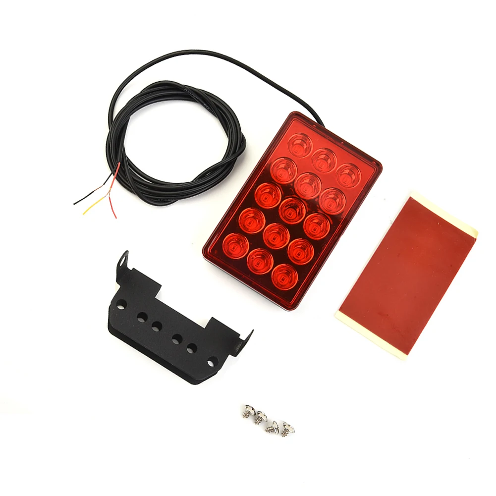 

For Cars Trucks SUV Trailer LED 3rd Brake Light ATV Accessories Super Bright Trucks Modified Parts Red/black Strobe Flashing