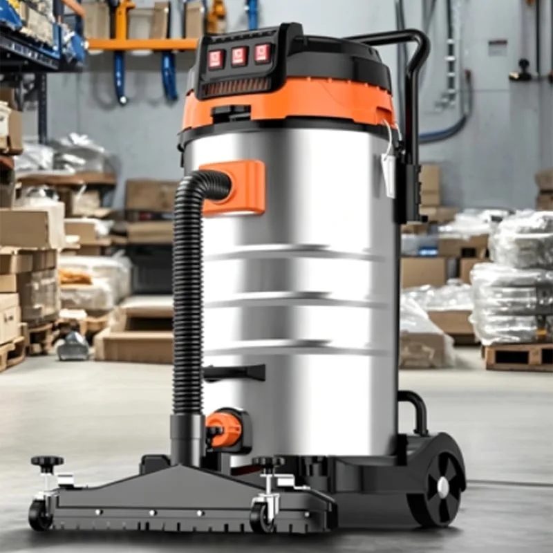 Aspiradora Industrial Comercial de 100L con Tanque Grande y Alta Succión, Ideal para Limpieza de Polvo en Fábricas y Talleres (Personalizable)