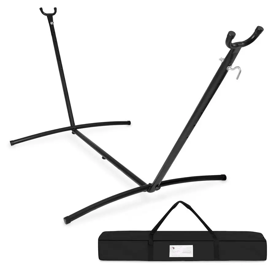 

Portable 9FT Hammock Stand, Heavy Duty Hammock Stand, Portable Steel Stand Only for Outdoor Patio or Indoor with Carrying Case