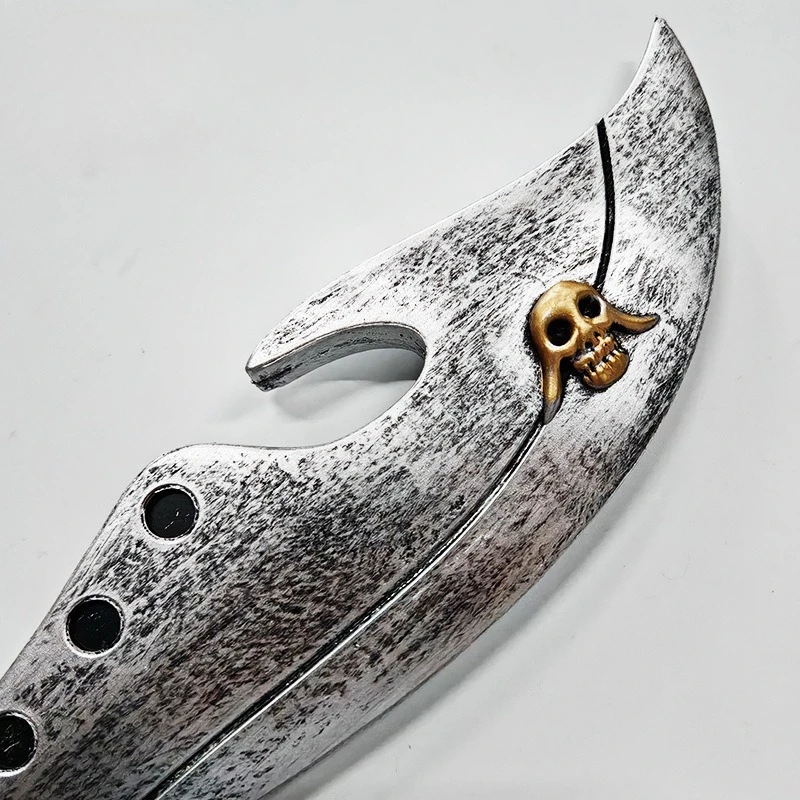 Cuchillo para cortar pirata de 52cm/20,47 pulgadas, juguete de Material PU, armas de goma suave, modelos de adornos periféricos, colecciones, personajes de Cosplay