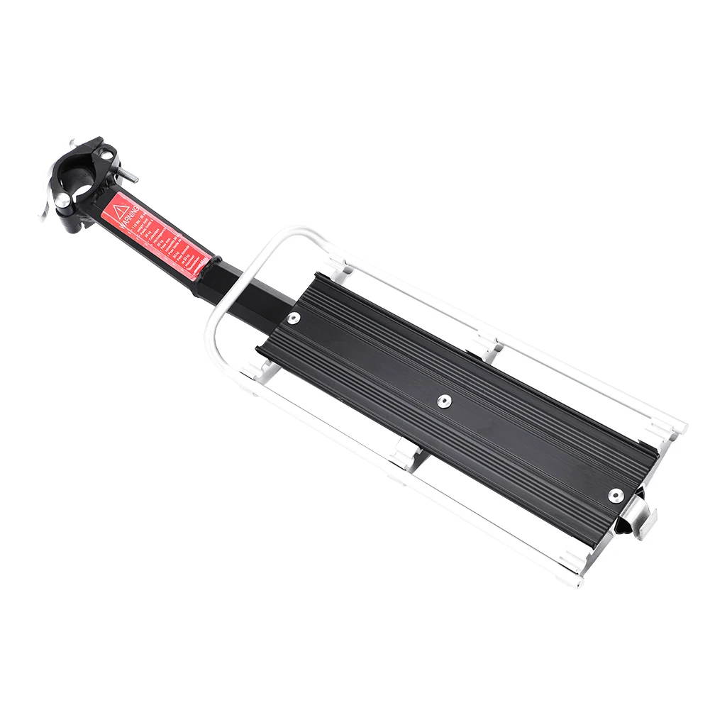 Seat  Shelf Bike Shelf Mountain Bike  Carrier Rack Seat Post Rear Shelf Aluminum Alloy Black Bike Seat