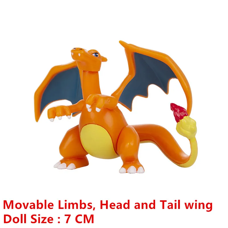Neue Pokemon 4-13Cm Cartoons Film Anime Figur Pikachu Lucario Mewtwo Fliegender Drache Haustier Action-figuren Modell Spielzeug geburtstag Geschenke – Detail 8