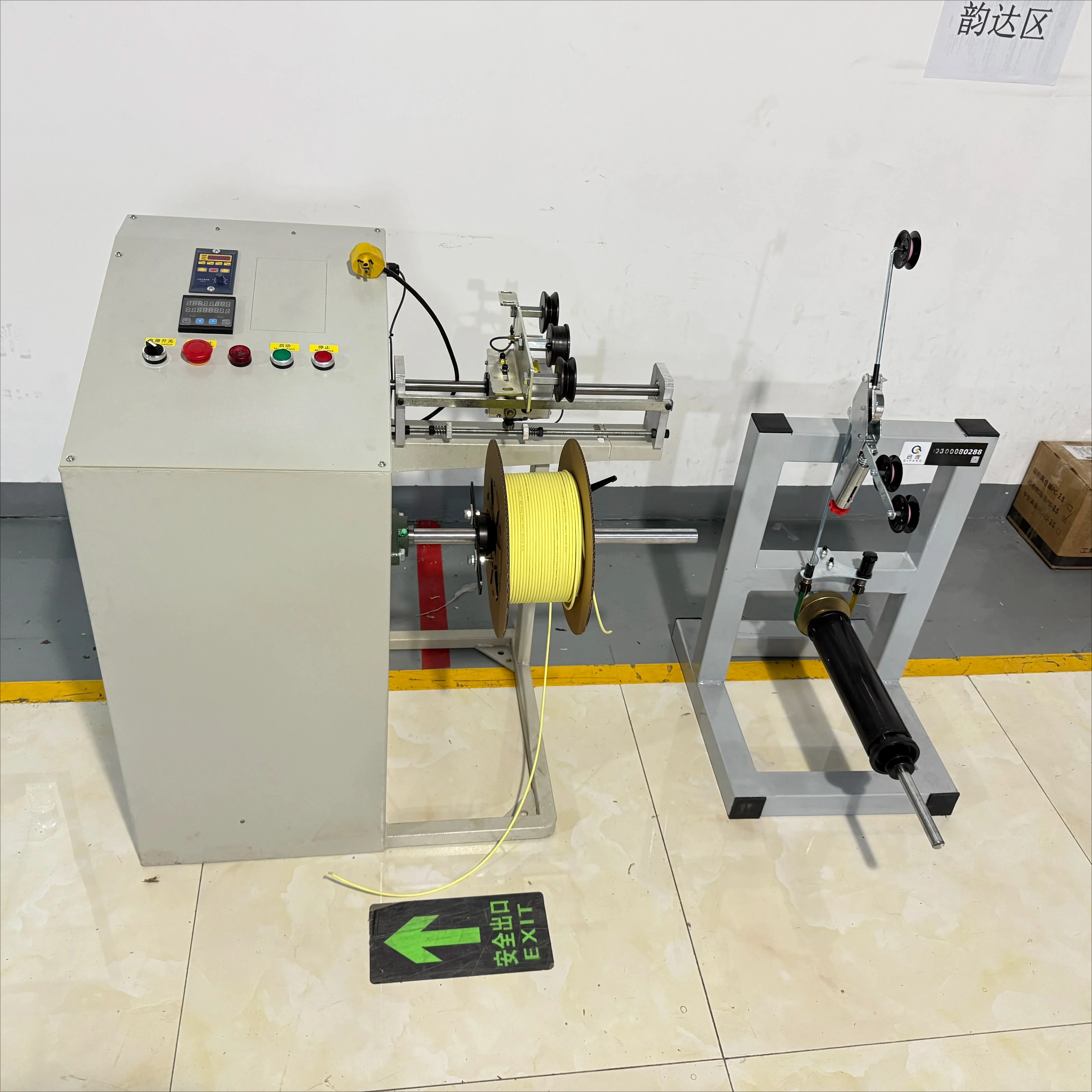 Copper Wire Spool Winding  Machine  Optical Fiber Deum Cable Rewinding Machine