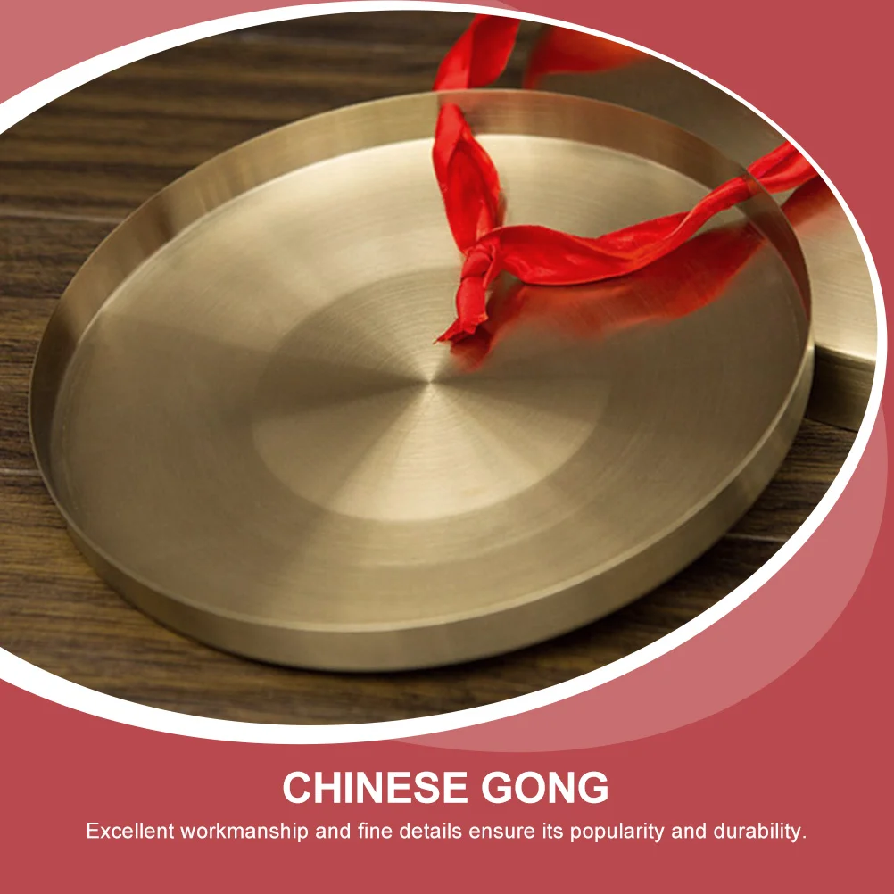 Gong Gongs Professional Music Instruments Percussion Cymbals Practical Hand for Company Opening Tibetan