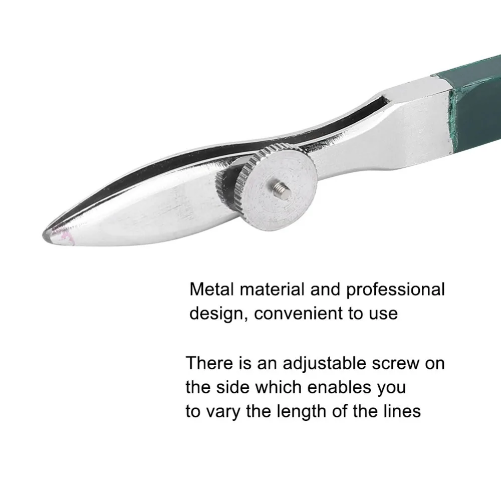Green Ruling Pen Two Sizes Adjustable Comic Line Sketch Tool Smooth Drawing Multi Function Duckbill Drawing Pen