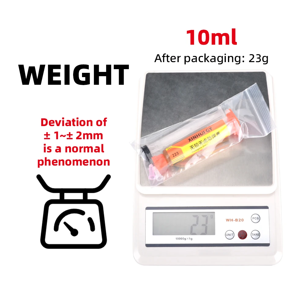 BGA Flux Paste  RMA-223 Lead-free and Halogen-free Soldering Flux  for Mobile Phone Repair Soldering. No-clean, High-activity