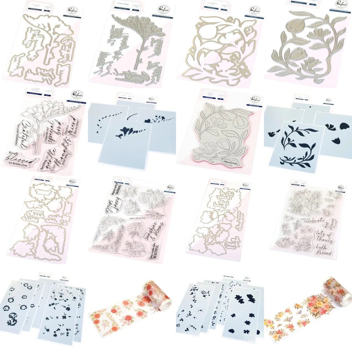Diamond Lattice Coverplate Stamp 2025 NEW Cutting Dies Scrapbook Diary Decoration Stencil Embossing