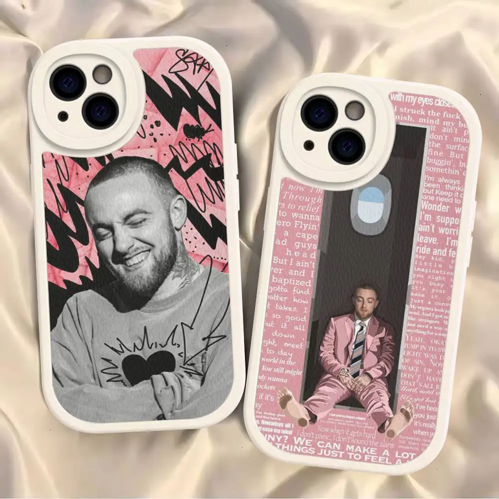 Singer M-Mac M-miller Classic Phone Case For IPhone 16 15 14 13 Pro Max 11 12 Plus Leather Silicone Cover