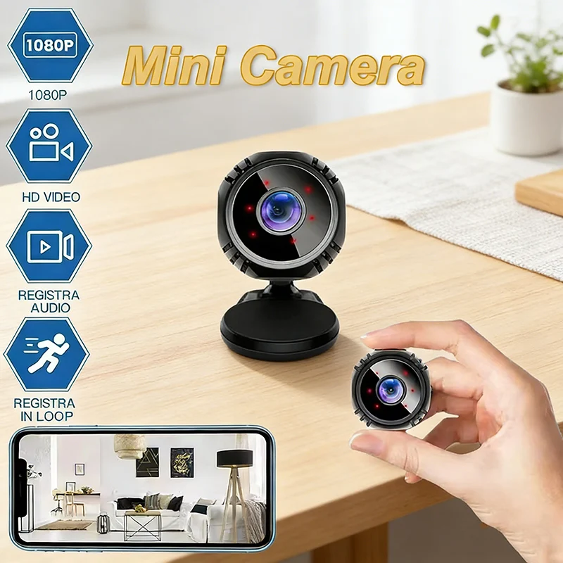 New Camera 1080P HD Wireless Remote Outdoor Sports Intelligent Monitor Infrared Night Vision Camera Mini Camcorders Camera