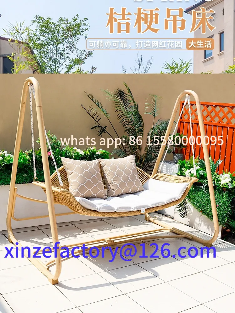 

Customizable Garden Outdoor Leisure Double Swing