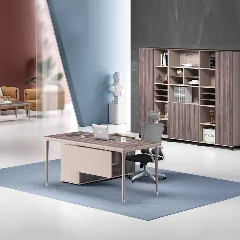 

New Arrival New Designed Office Furniture Panel L-shaped Manager Business Executive Desk