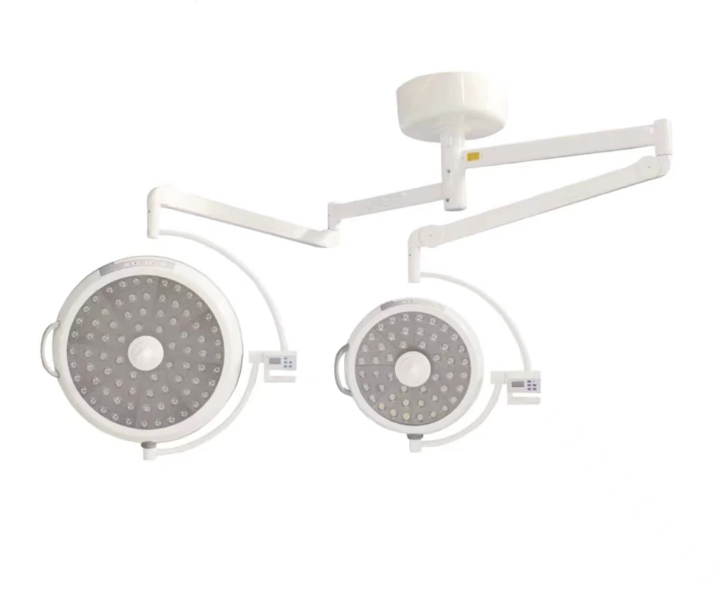 Medical Shadowless Surgical Light Double LED 700/500 Ceiling Surgical Light Medical 160000Lux Surgical LED Light