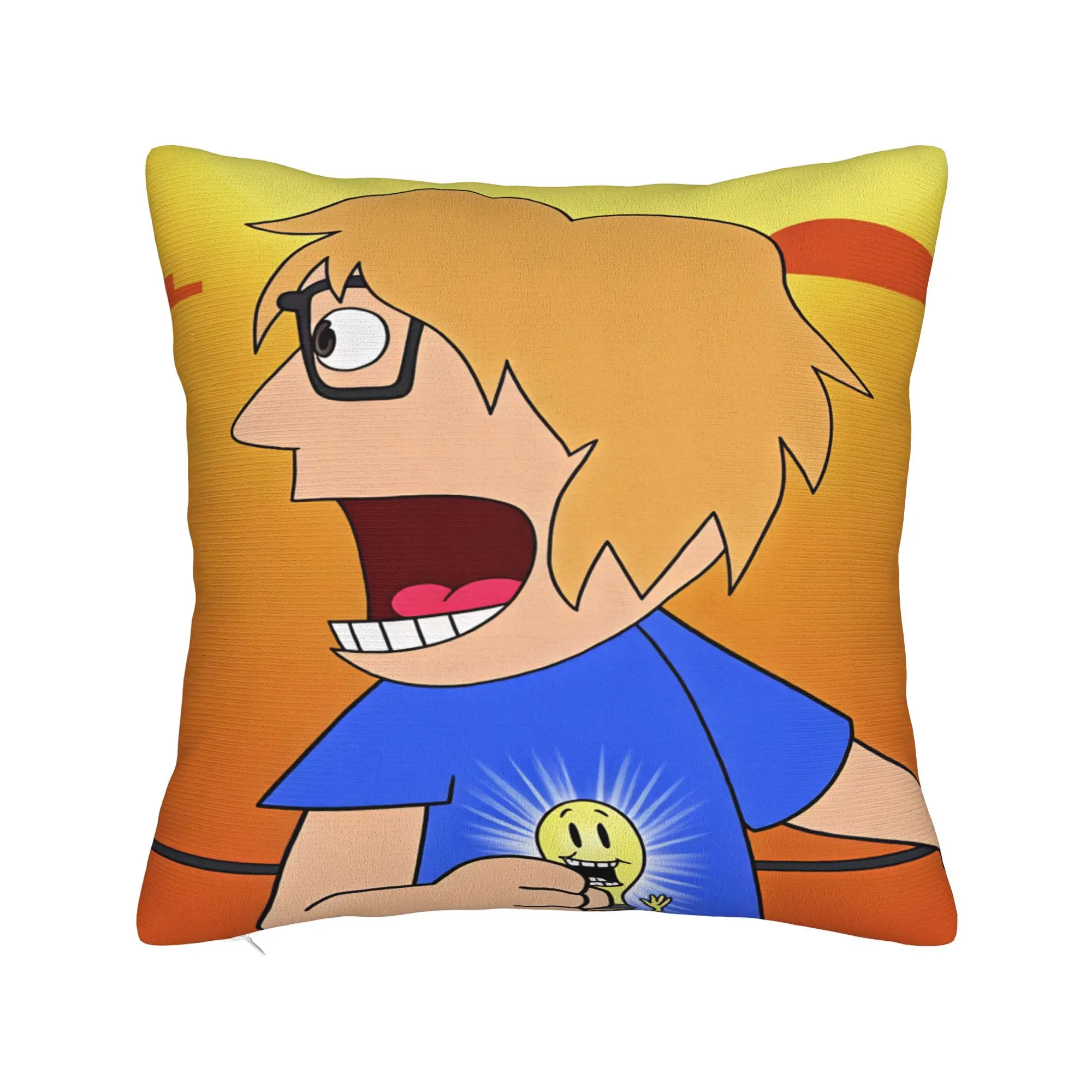 Fact Attack Adventures Pillow Case  Square Pillow Cover For Couch Sofa Bedroom Novelty Pillowcases