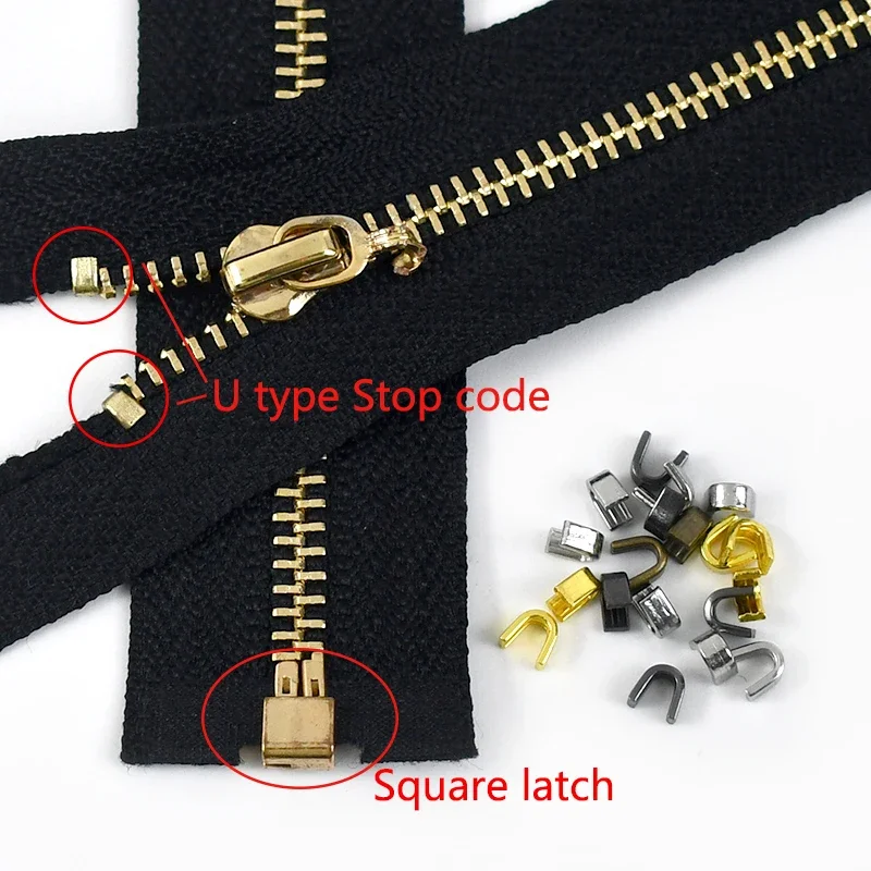 1Set Deepeel 3# 5# 8# Metal Nylon Resin Zipper Stopper Open-end Zips Slider Socket Repair Insert Box Set Tool Replacement Kits