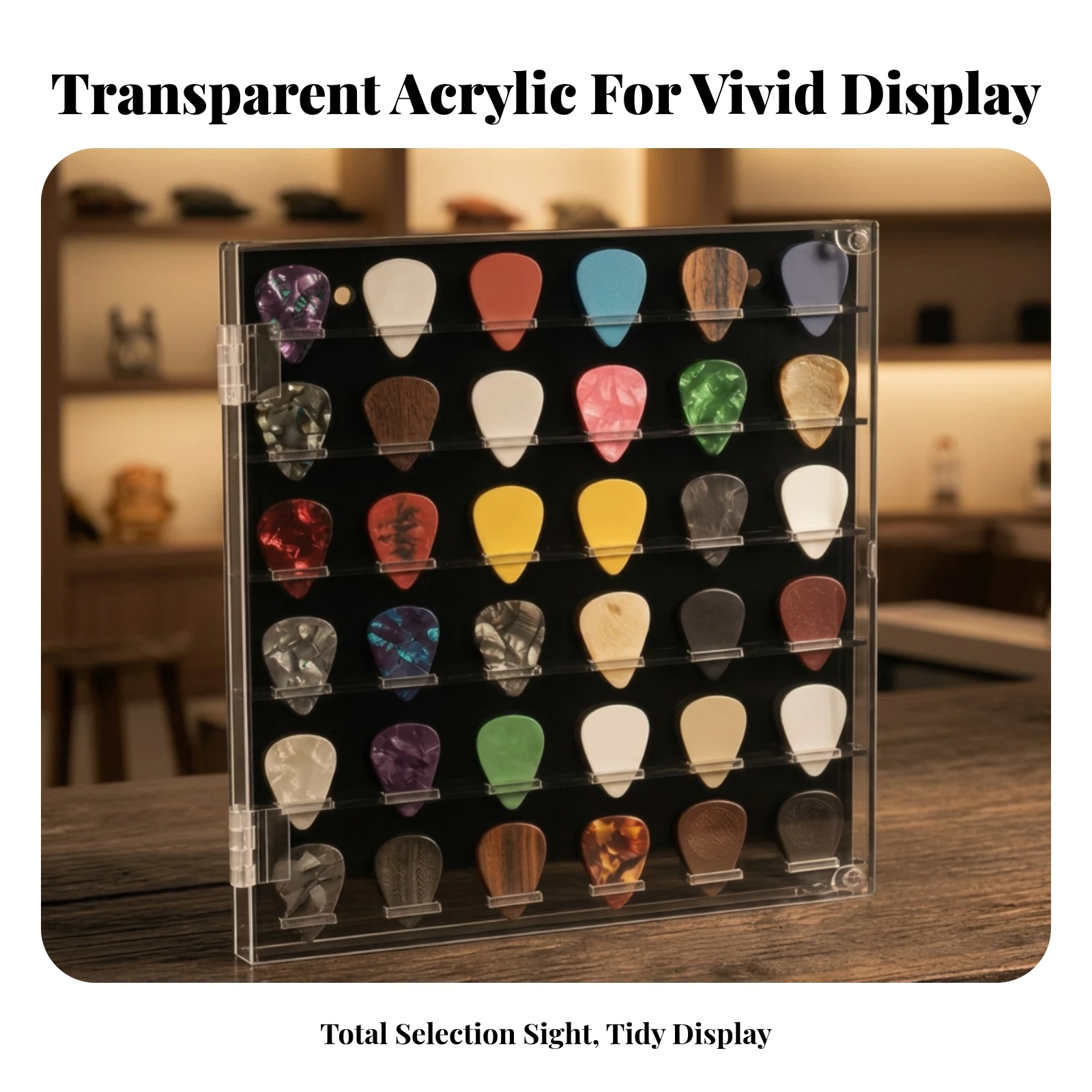 Guitar Pick Display Case with - Display Case Acrylic review and price