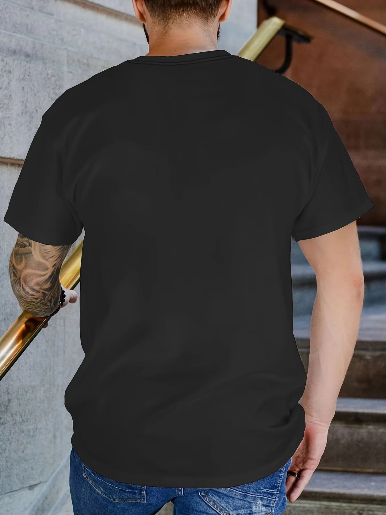 تي شيرت Marvel Guardians Of The Galaxy Vo Groot مطبوع عليه صورة شريطية كاجوال للصيف والربيع والخريف والملابس الداخلية الشتوية #3