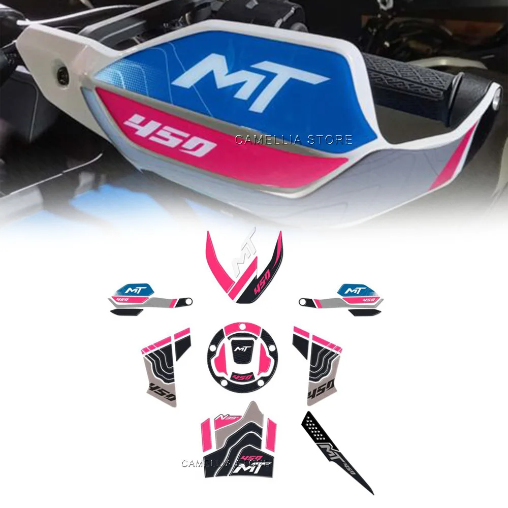 

Motorcycle Sticker Set - New 3D Epoxy Resin Waterproof Motorcycle Fuel Tank Floor Protection Sticker for CF MOTO 450 MT 2024