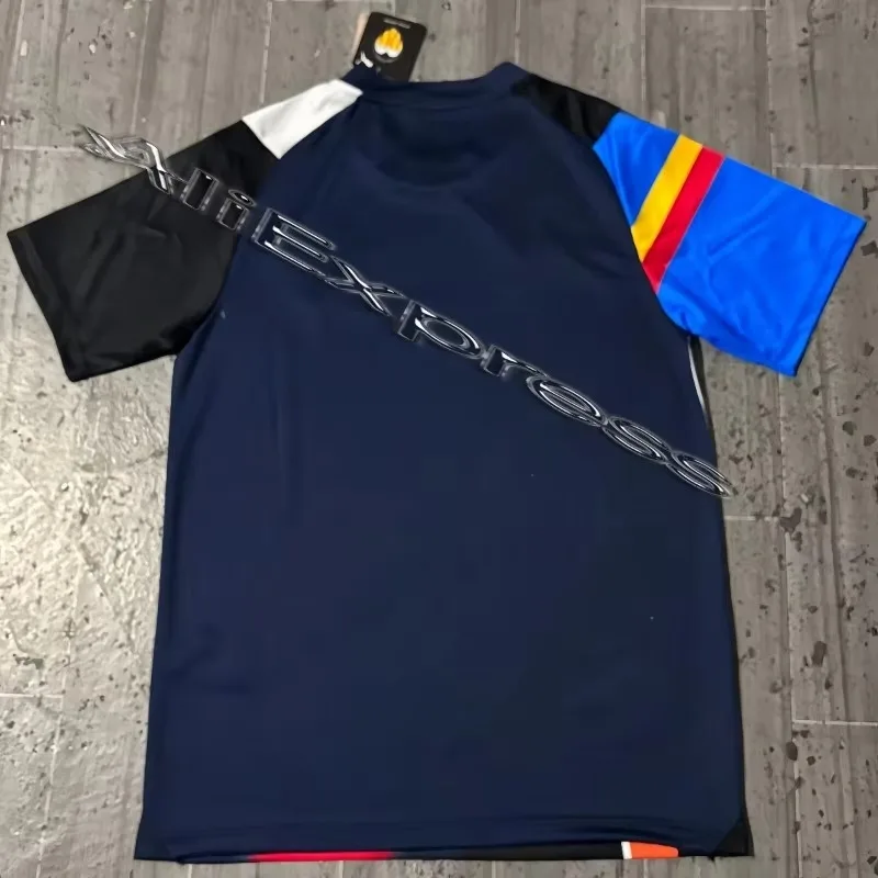 قميص رياضي للدراجات النارية بأكمام قصيرة سريع الجفاف وممتص للعرق ومقاوم للسقوط 23-24 إصدار خاص من فالنسيا