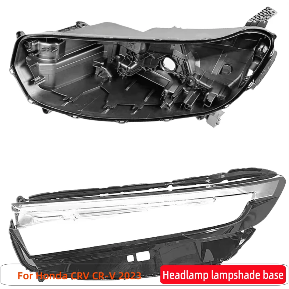 

For Honda CRV CR-V 2023 Car Base Head Lamp Shell Rear Housing Lamp Cover Headlights Lights Glass