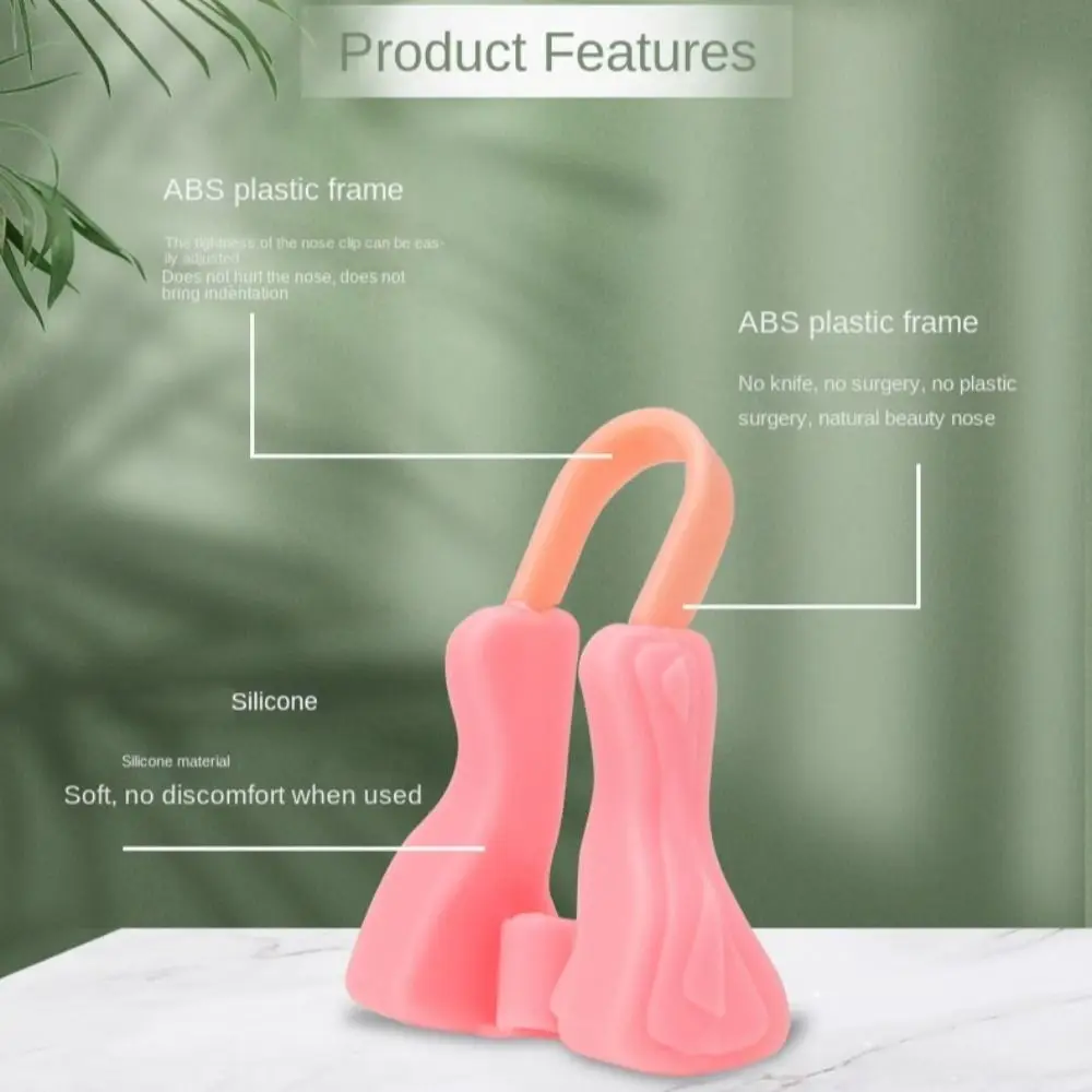 Effective Bridge Lifting Up Nose Lifter Reshape Beauty Tool Nose Shaper Clip No Pain Soft Nose Bridge Straightener Women