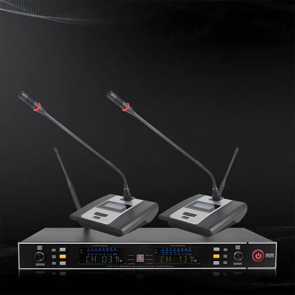 Professional Infrared Dual Fre - đánh giá và giá Uhf Wireless Microphone System Dual Channel