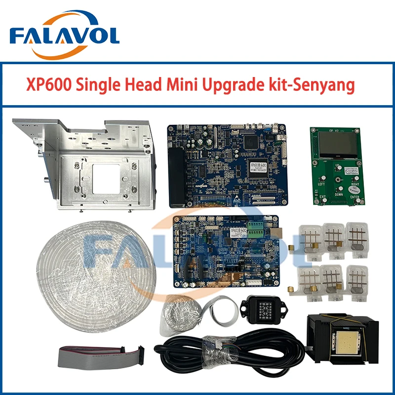 FALAVOL Senyang XP600 single head conversion upgrade board kit for DX5/DX7 convert to XP600 for large format printer update kit