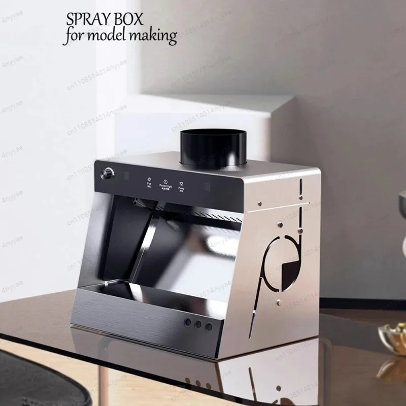 

Mini Water Curtain Spray Booth V1pro - Hobby Airbrush Painting Station with Adjustable Ventilation & High CRI LED Light