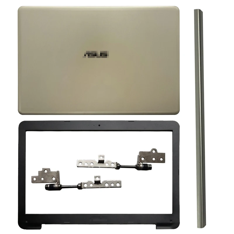 New Laptop LCD Back Cover/Front Bezel/Hinges/Hinge Cover For ASUS VivoBook S510U A510 A510U X510 F510U Series 15.6 Inch Plastic