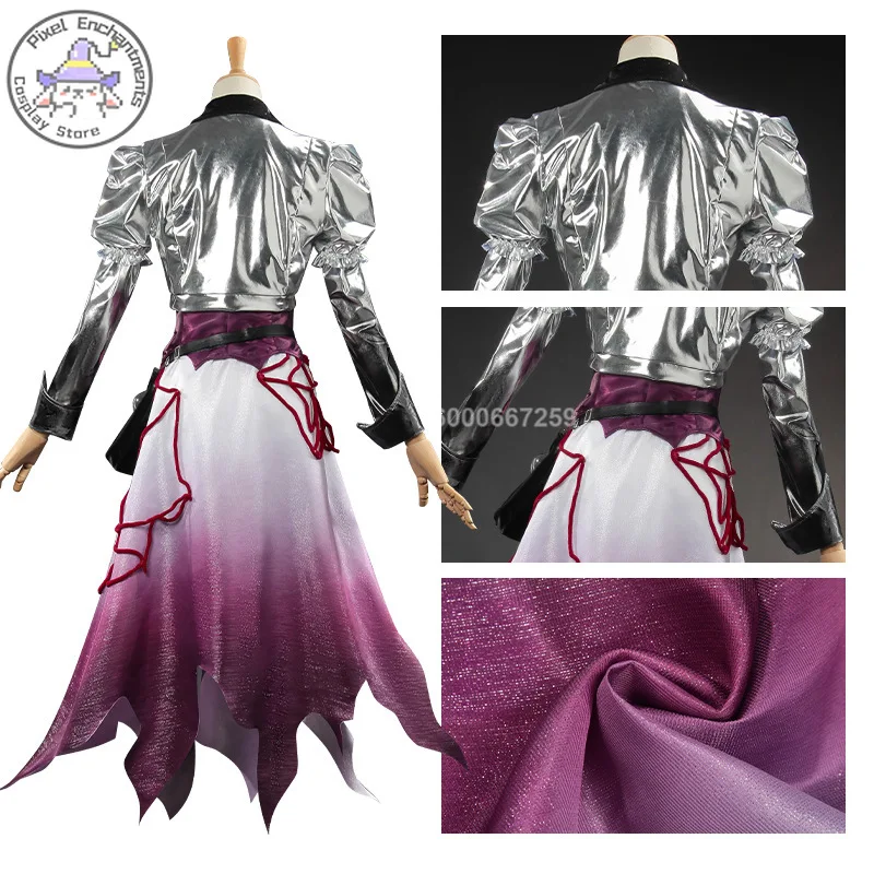 الهوية V Yin Ti المرأة الطبيب تأثيري حلي ثنائية الأبعاد نفس النمط ألعاب وأنيمي مجموعة الملابس النسائية الكاملة خمر #4