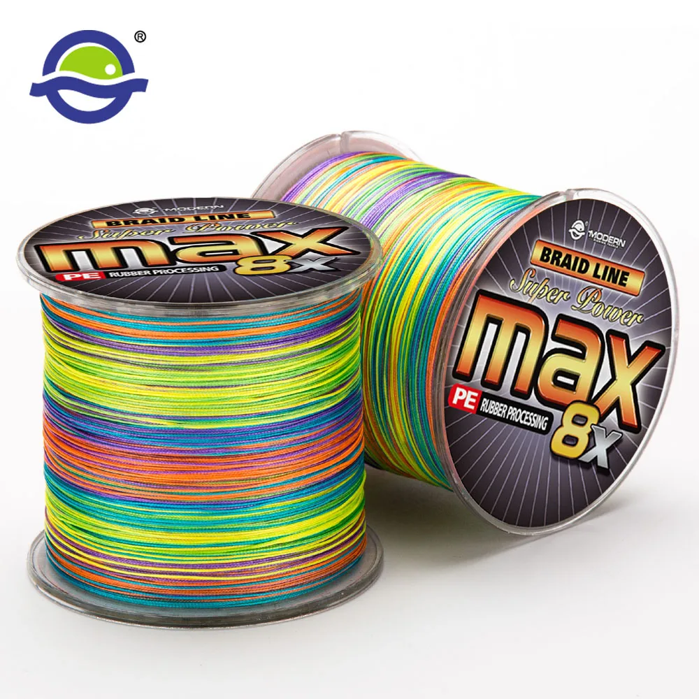 500M 8X Braided Fishing Line Wear-resistant Japan Multifilament 8 Strands Super Smooth Fishing Rope 1 Meter 1 Color  20 to 100LB