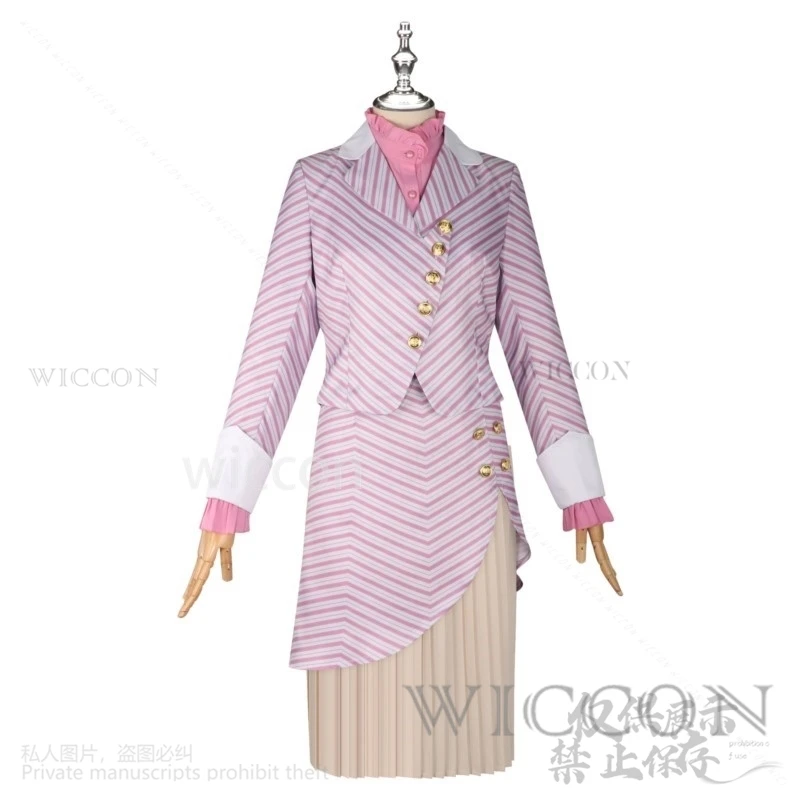 Glinda Cosplay Wicked Movie Anime Cute Dress Pink Suit Uniform Wigs For Woman Girls Halloween Christmas Roleplay Cos Customized