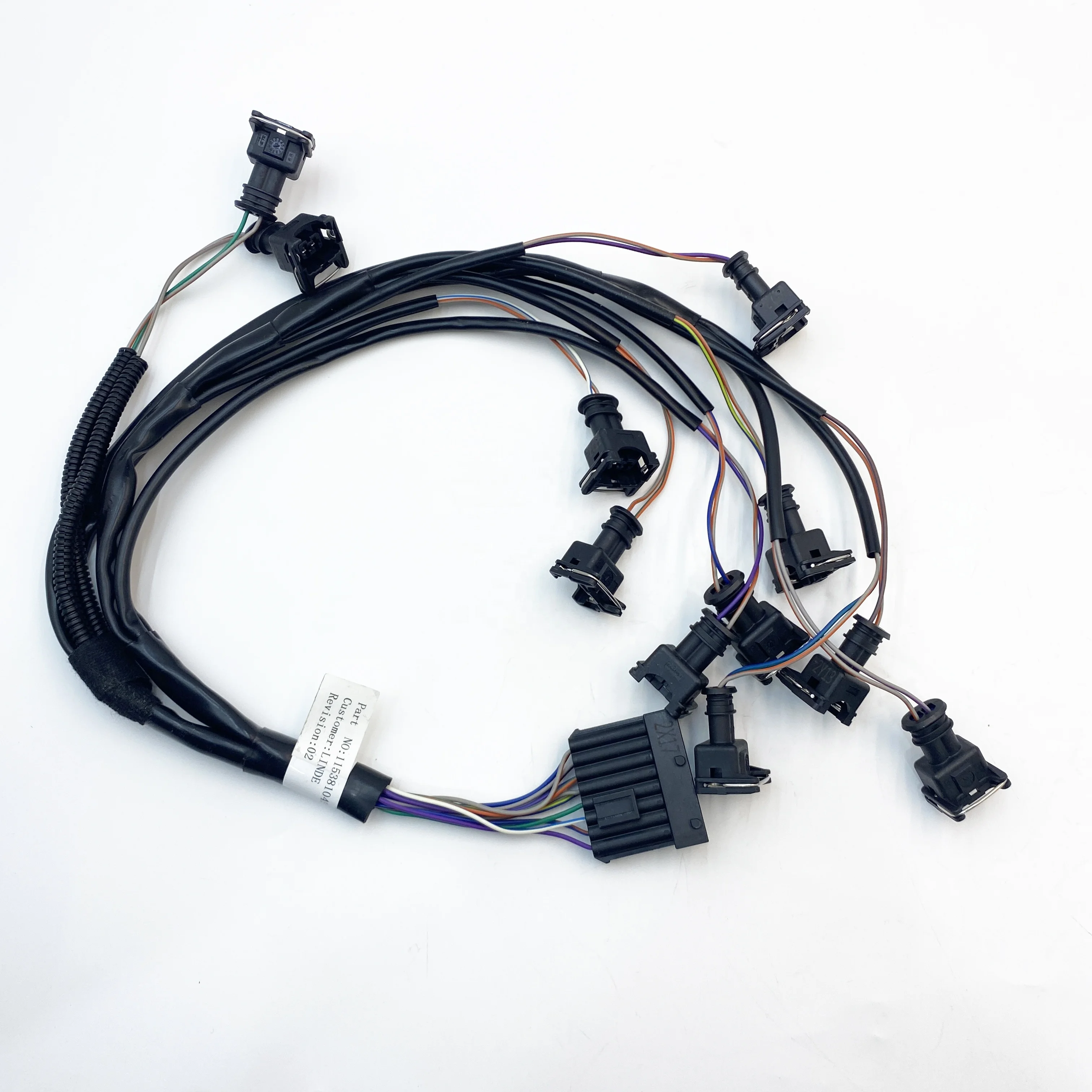 

Электрический жгут проводов Linde (артикул 1153810438), термостойкий, запчасть для вилочного погрузчика