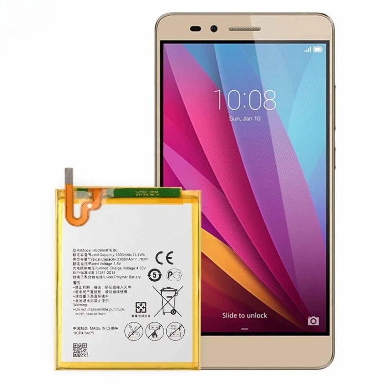 New High quality HB396481EBC 3.82V3000mAh Battery For Huawei Honor5X KIW-L21 L23 L24 GR5 KII-L21 KII-L22 KII-L23 KII-L03 KII-L05