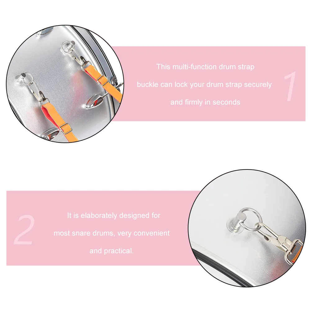 

Strap Screws Strainer Drum Metal Adjustable Simple Snare Buckle Accessory Creative Belt Durable