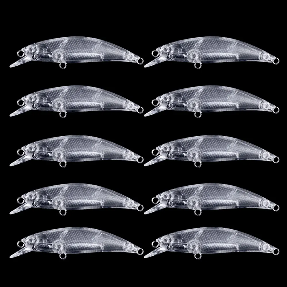 20pcs 6.8m 6.5g Minnow Blank Hard Bait Sinking Angler\'s Unpainted Fishing Lures Wobblers