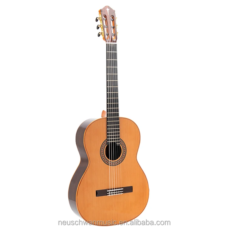 

Cedar Top Solid Indian Rosewood With Three Pieces Back And Sides All Solid Handmade Luthier Classical Guitar