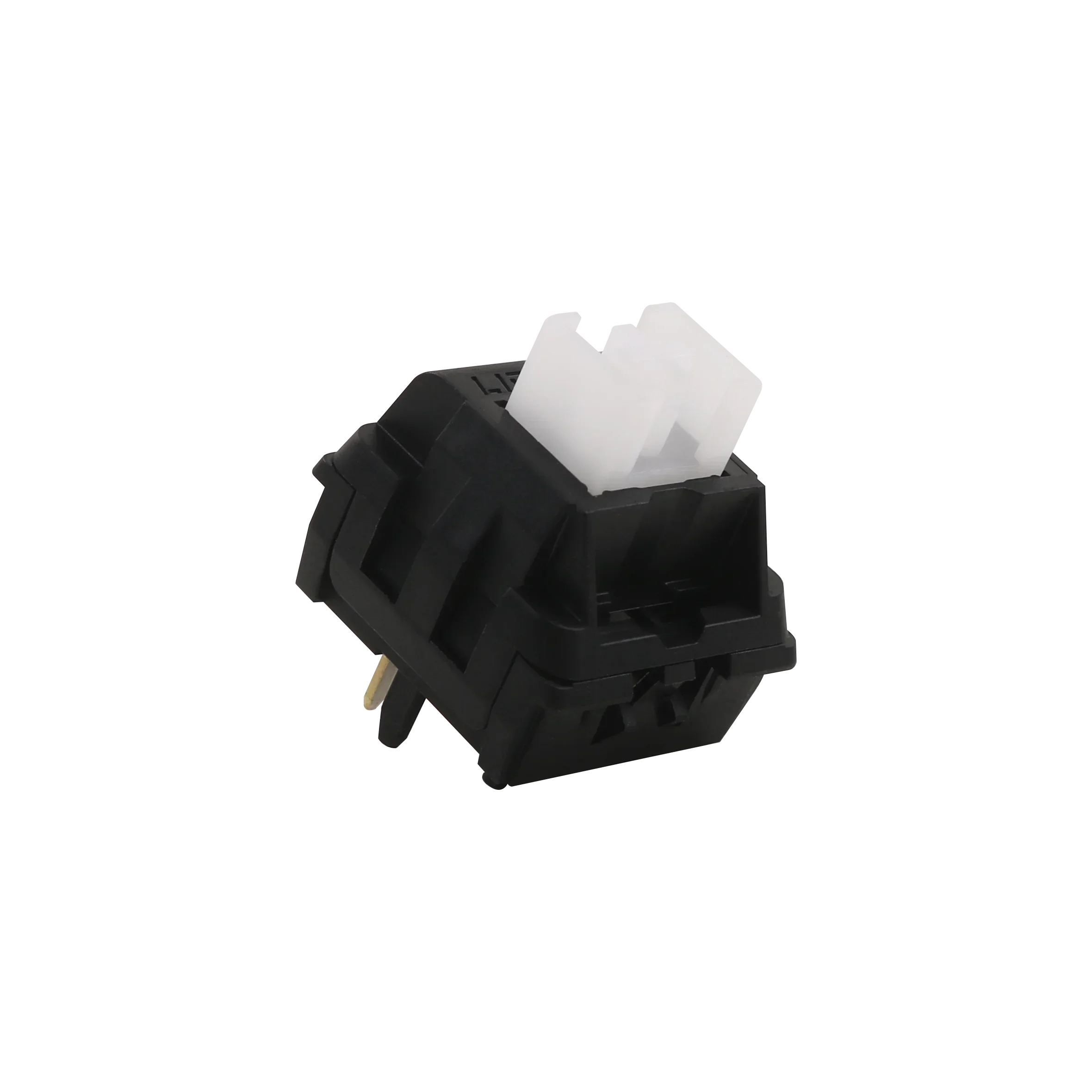 

white axis switch lucy bottoming 37g linear silent customized hot-swappable mechanical keyboard switch