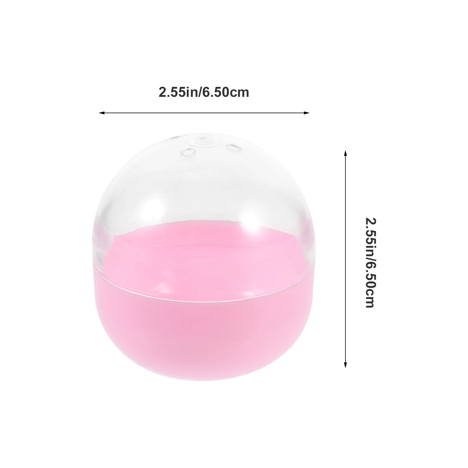 50 Pcs Shell Capsules Container Plastic Empty Ball Gumball Vending Machine Balls Fillable Round Eggs