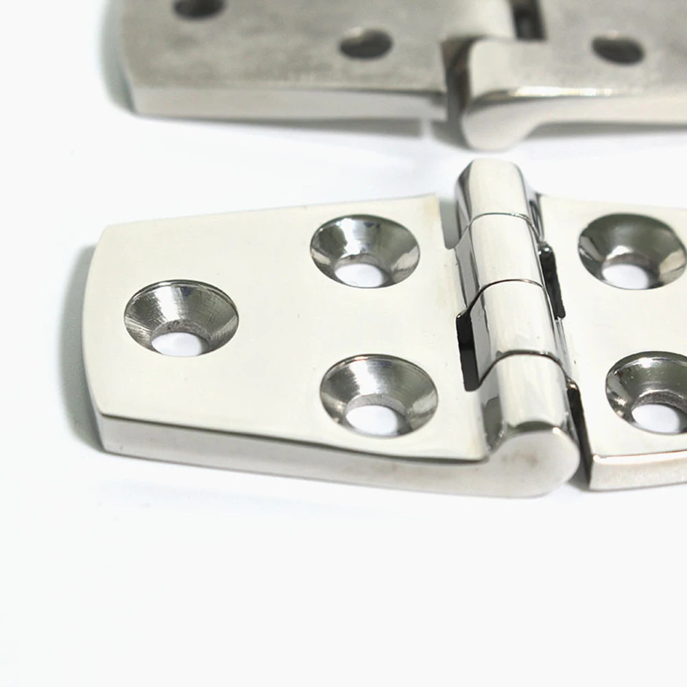 

2pcs Stainless Steel Heavy Duty Door Furniture Concealed Hinge Rust Resistant Hardware Bracket Stable Installation