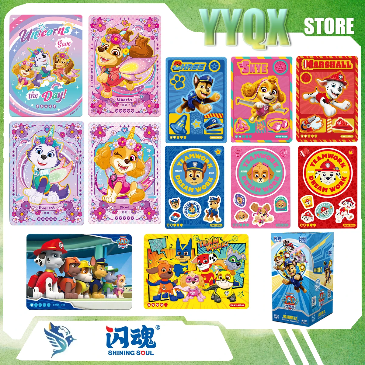 

Shiningsoul 2026 Новинка: Коллекционные сувениры по мультфильмам и комиксам «Щенячий патруль», подарки-сюрпризы, милые игры, украшения, редкие предметы