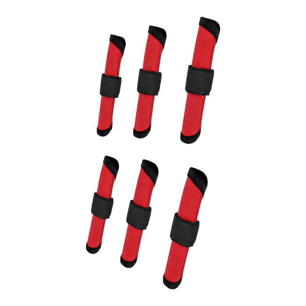 Oxford Fabric Fishing Bait Storage Set 6PCS for Securing Soft Plastics Crankbaits Jerkbaits and Terminal Tackle