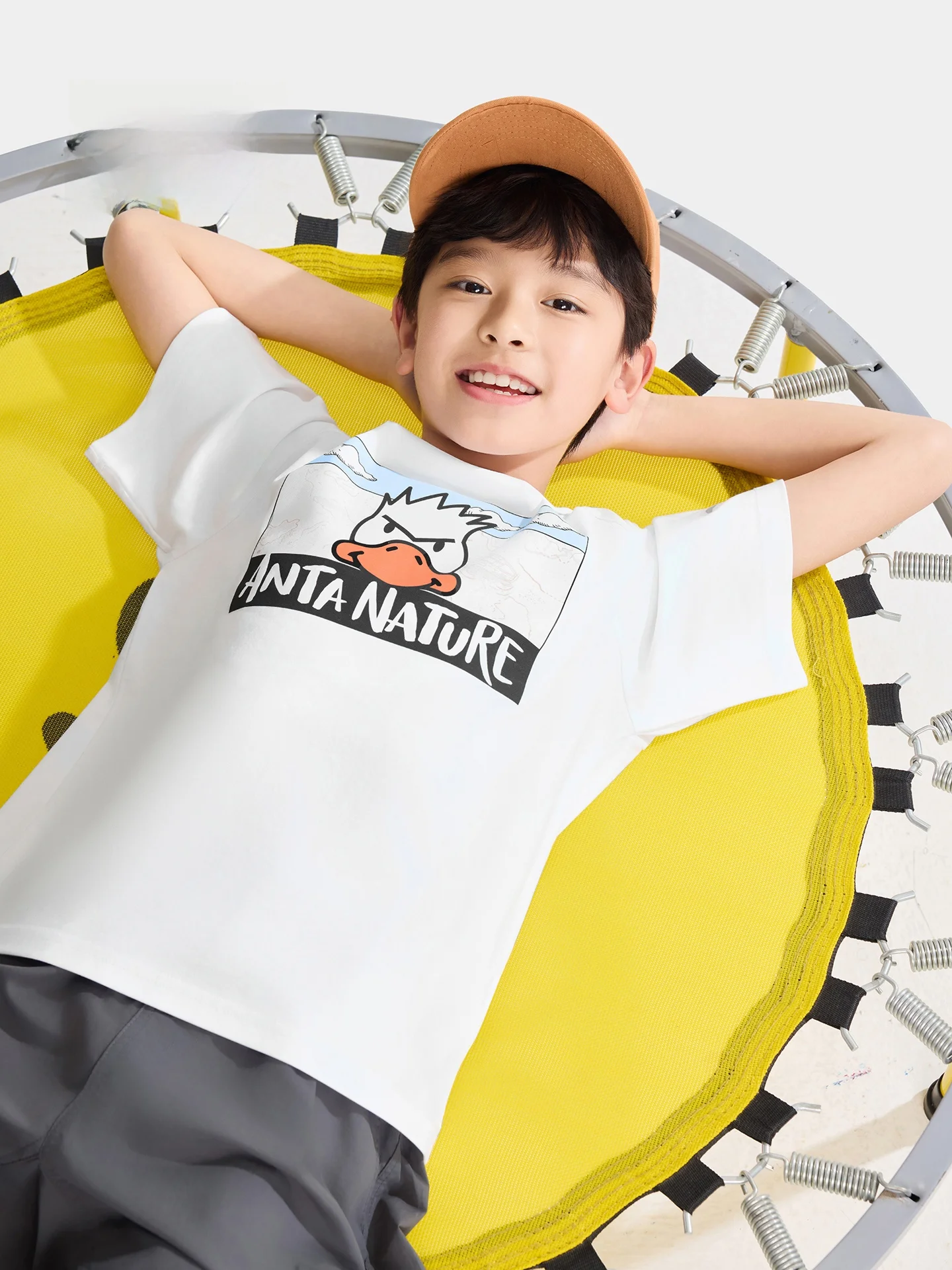 outdoor-kids-boys-short-sleeve-round-neck-t-shirt-breathable-white-summer-new-arrival-loose-fit-knitted-cotton-polyester
