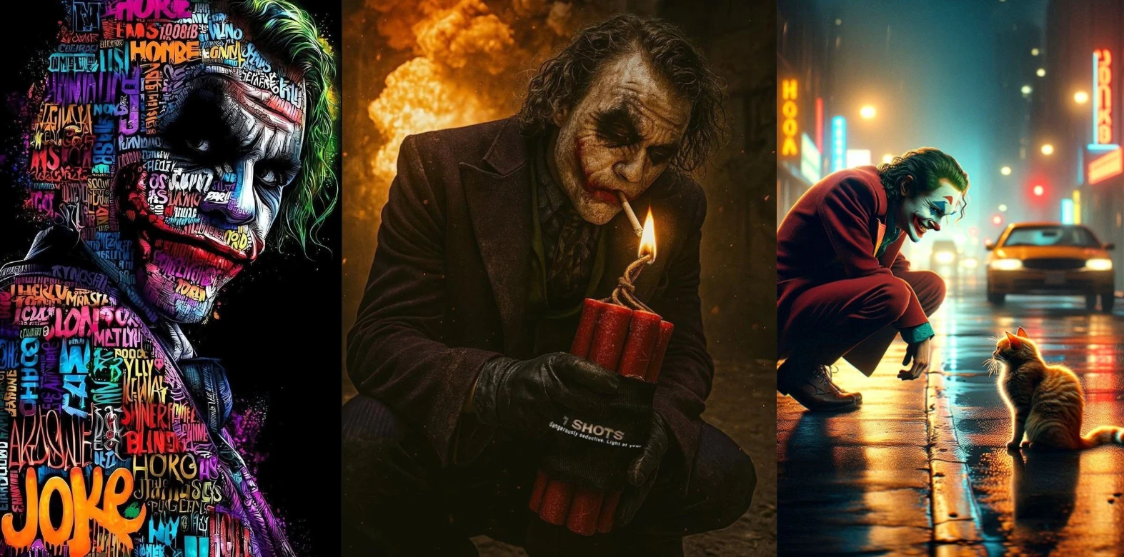 500/1000/1200/2000PCS Jigsaw Puzzles Movie Joker Smoking Character Family Activity Games for Gameroom Bedroom Home Decor Gift