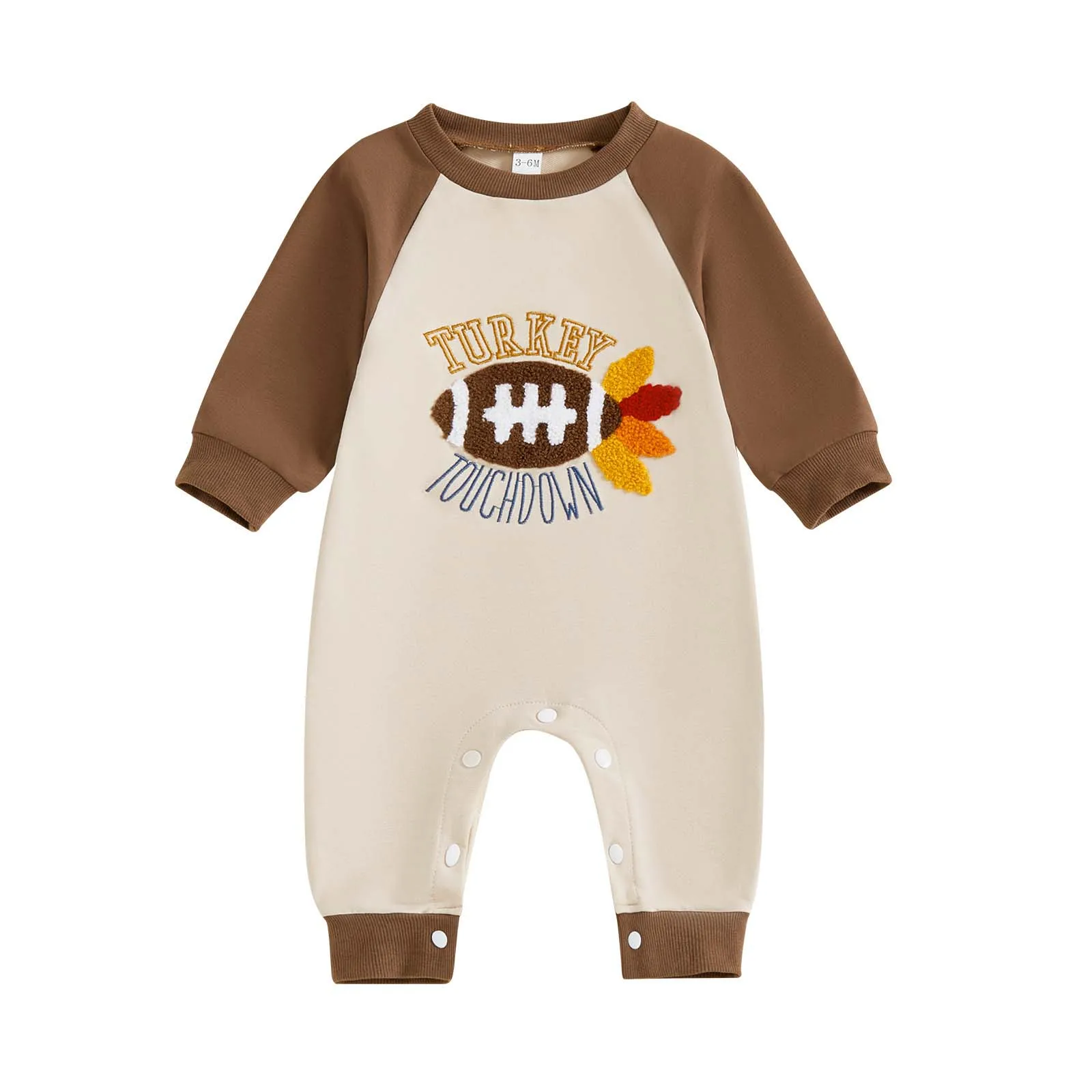 

Baby Clothes Boy Gift Set Baby Boys Thanksgiving Comfortable Long Sleeved Cute Turkey Embroidered Casual Baby Boy Clothes Shorts