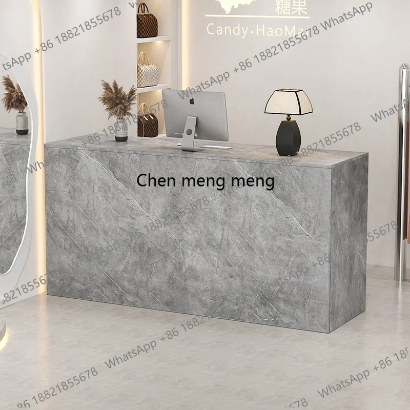 

F150Boutique Beauty Reception Counter Clinic Luxury Retail Store Reception Counter Checkout BakeryTheke Rezeption Office Furnitu