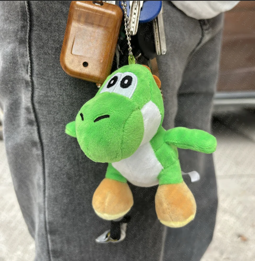

10cm Yoshi Plush Toy Doll Cartoon Bag Plush Pendant Toy Collectible Gift for Fans