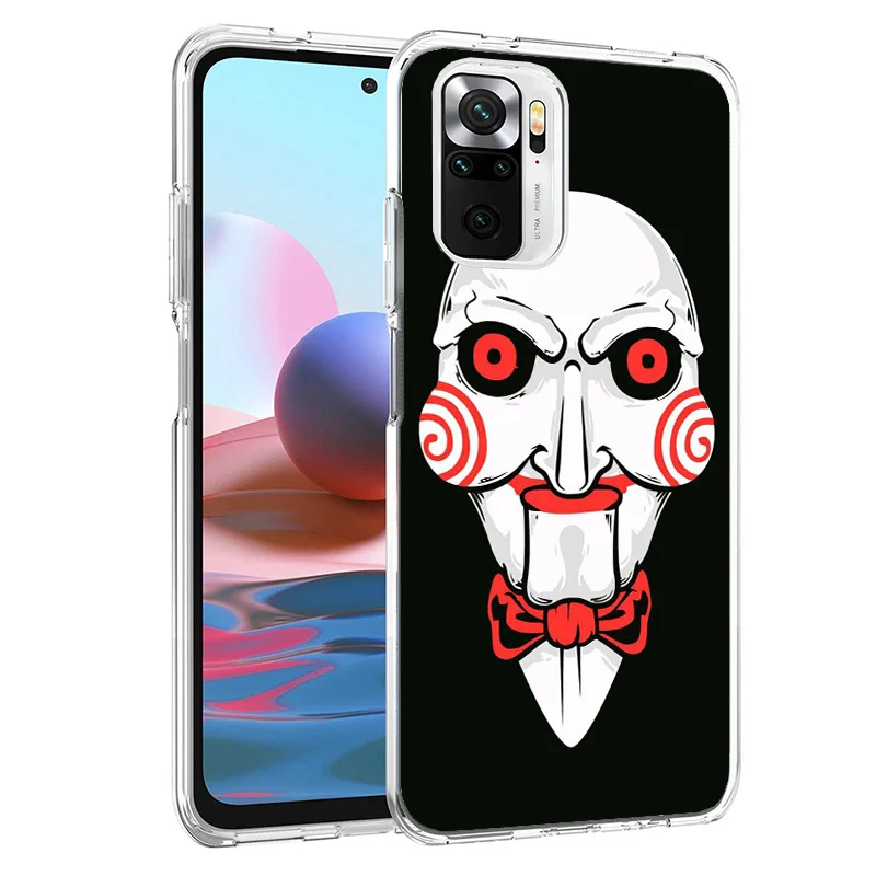 The Jigsaw Killer Horror Phone Case For Xiaomi Redmi 12 12C 10 10C 10A 9 9A 9C 9T 8 8A 7 7A 6 Pro 6A K70 K60 K40 K20 S2 Print Co