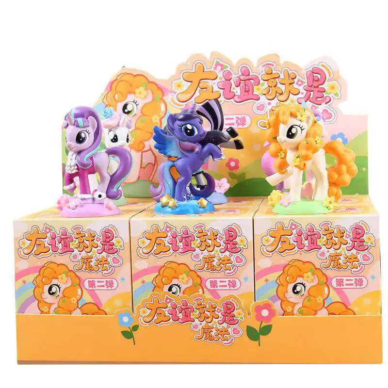 6pcs Anime 2024 New My Little Pony Friendship Is Magic 2nd Anime Characters Children's Toy Decoration Gift